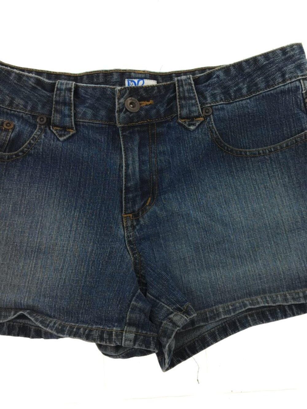 Tilt Y2K Low Rise Denim Shorts Size 5 Grommet Star